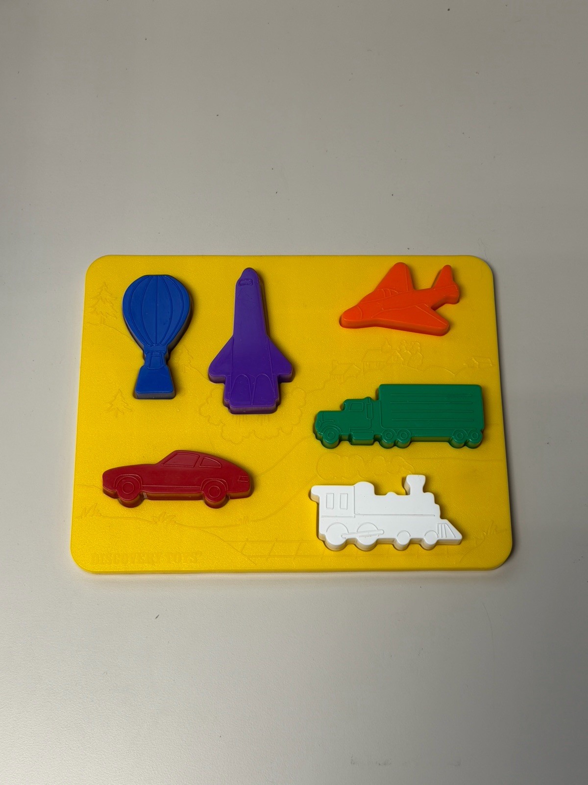 Vintage Place & Trace Puzzle Stencil Set Discovery Toys Complete 1980s/1990s