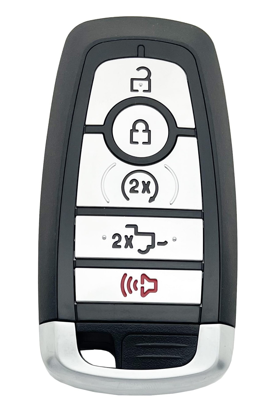 Horande Replacement Key Fob Shell fit for Ford Fusion Edge Mustang s, Silver