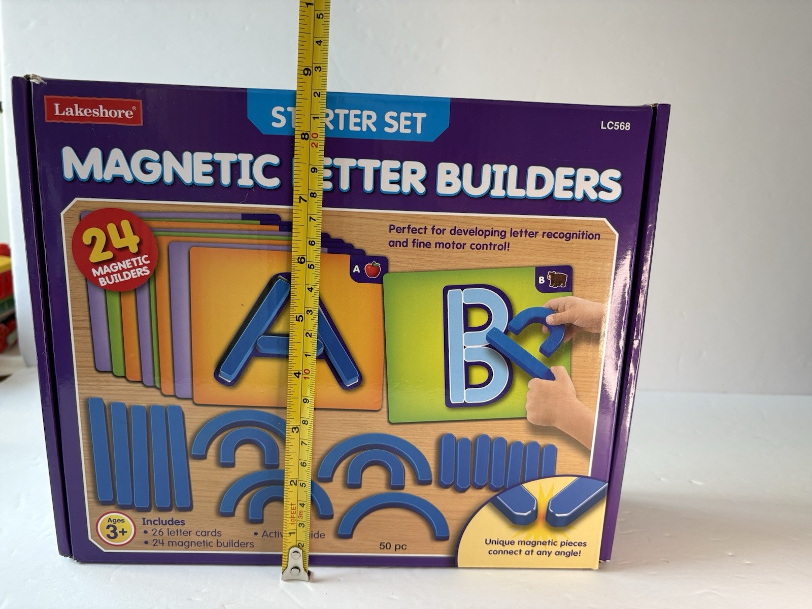 Lakeshore Magnetic Letter Builders Starter Set LC568 Complete W/ Activity Guide
