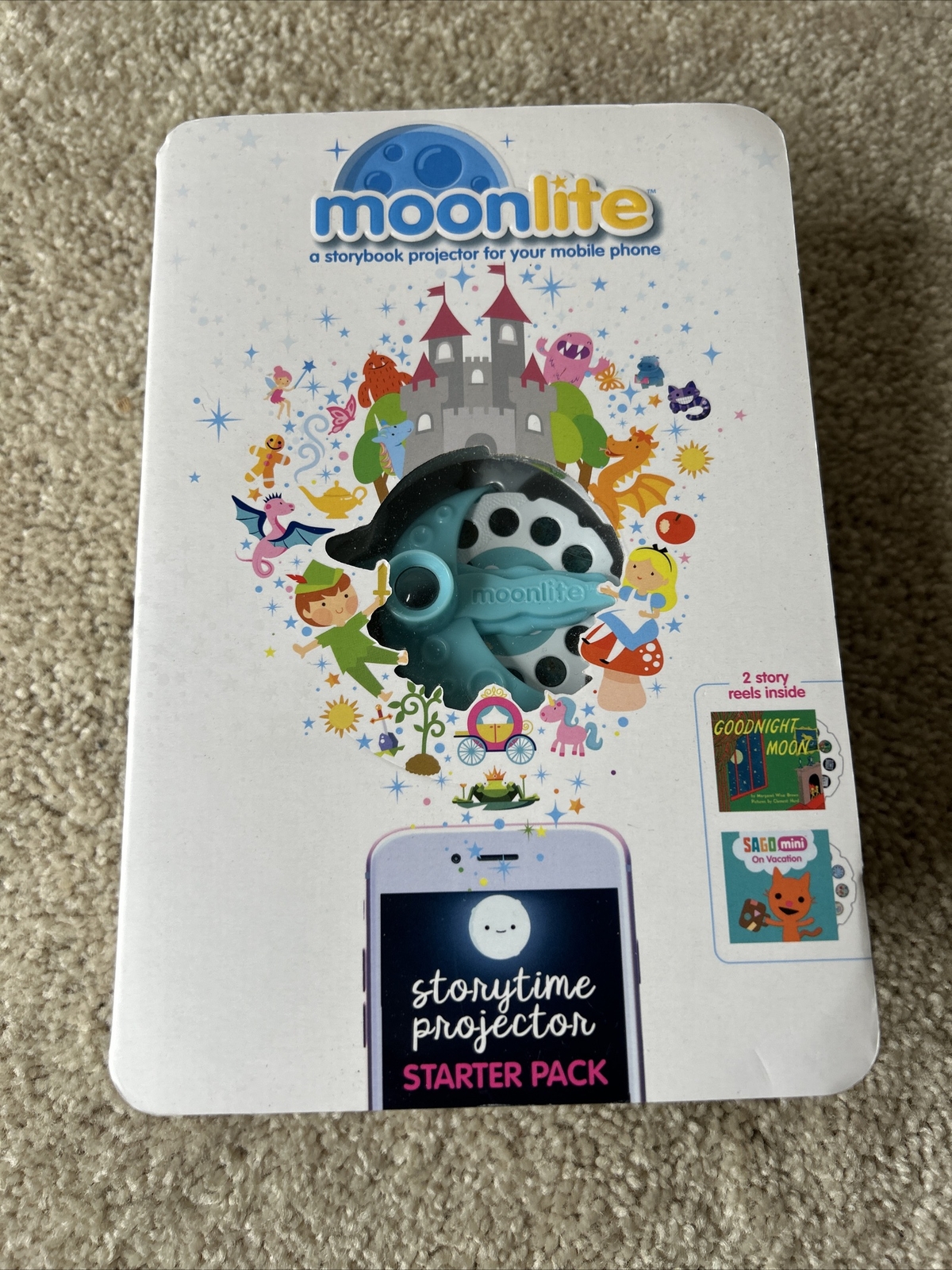 Moonlite Storybook Movie Projector Starter Pack Goodnight Moon & Sago Mini Reels