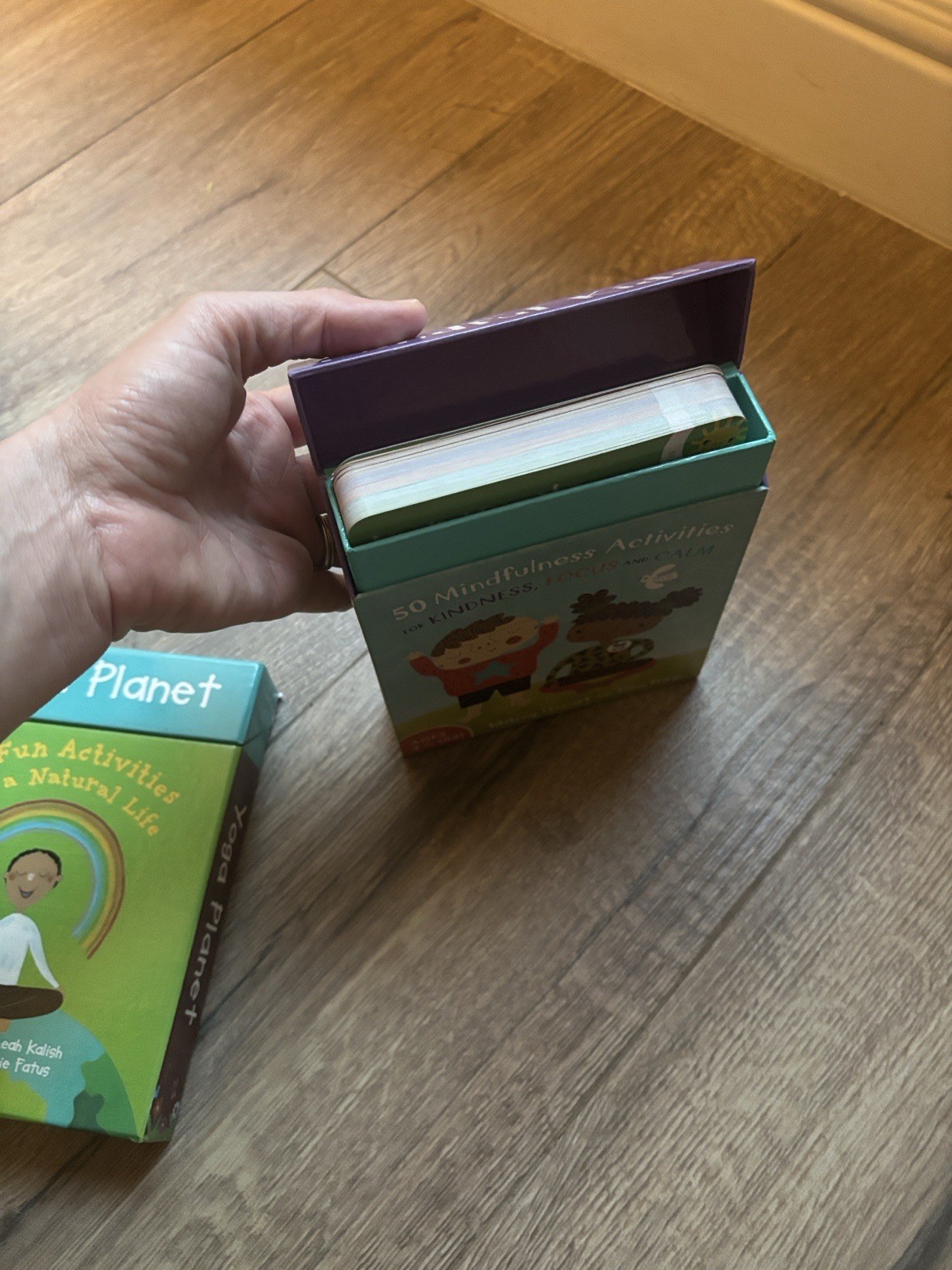 Barefoot Books Yoga Activity Cards for Kids & Mindful Kids Activity Card Set