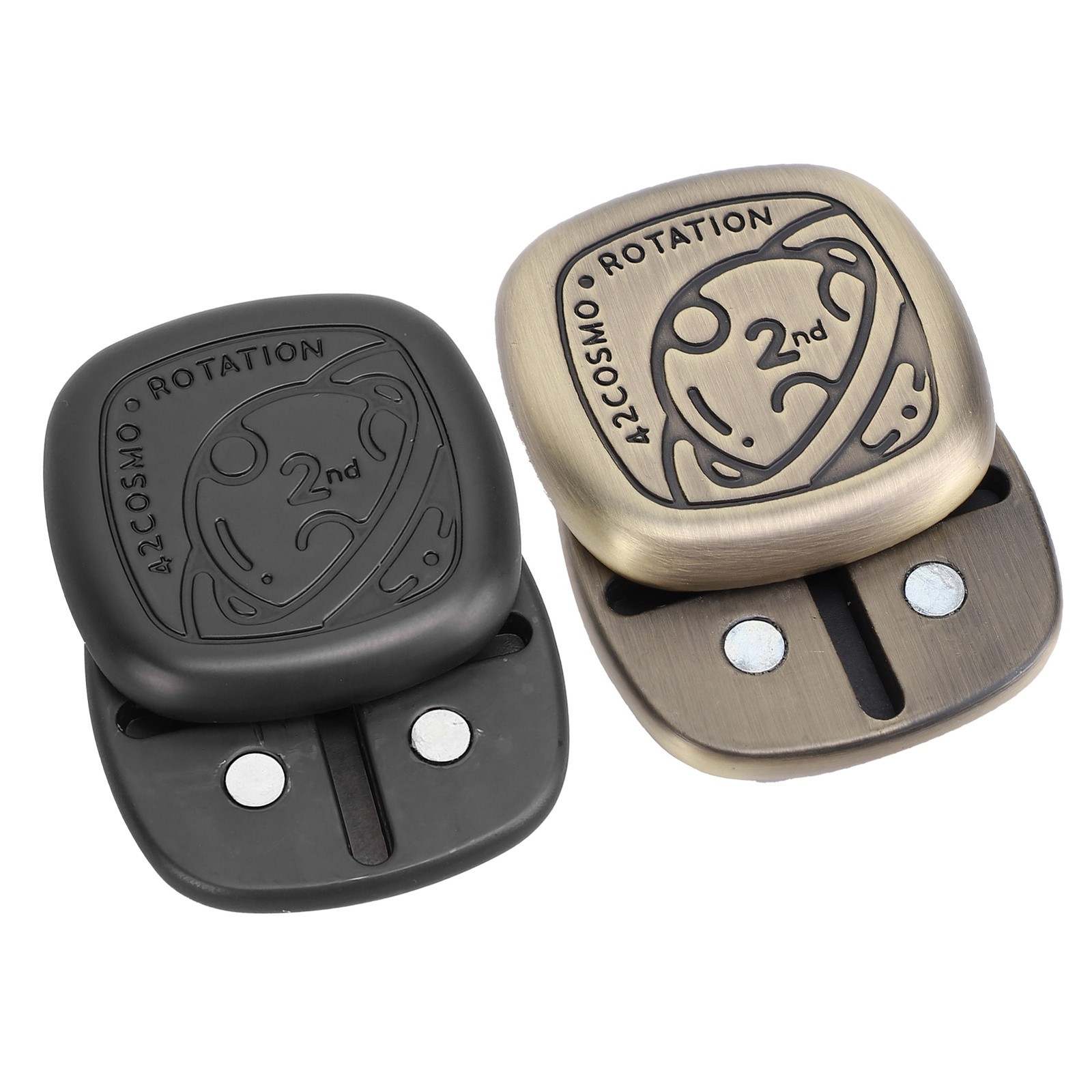Fingertip Slider Four Way Rotating Push Card Metal Magnetic Fingertip Slider