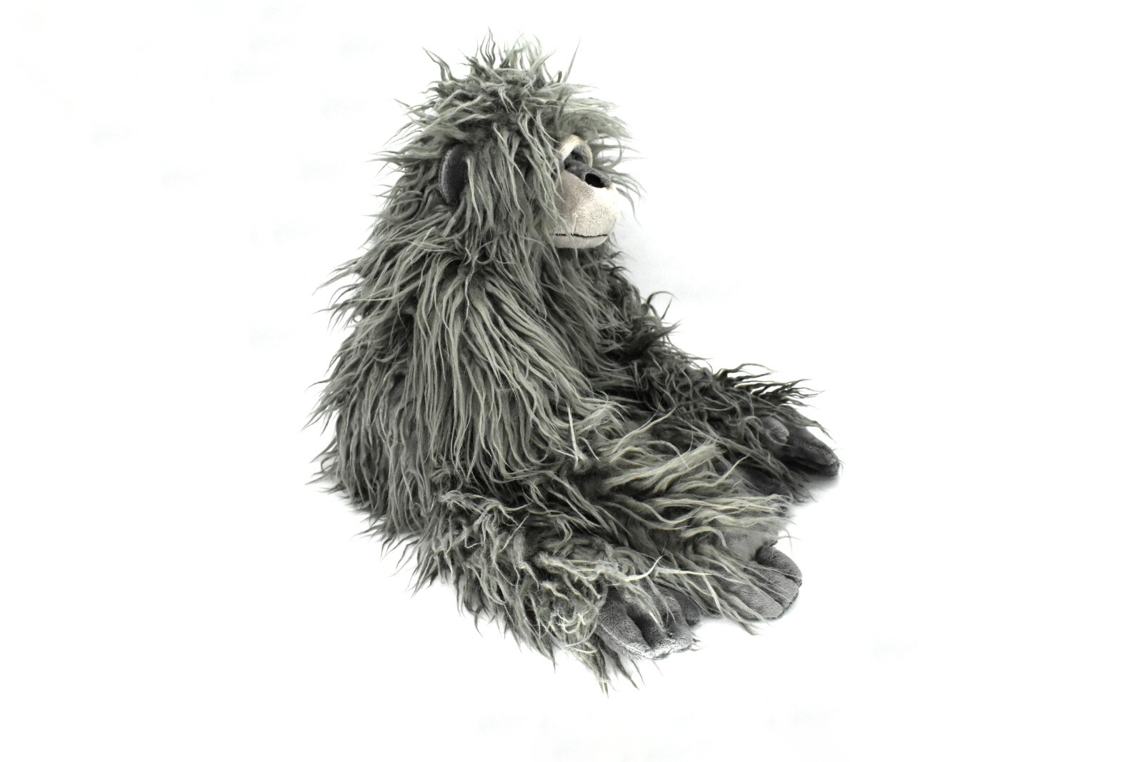 Gorilla, Grey Shaggy, Large Super Soft Plush Animal Toy 14″ RI04 B251