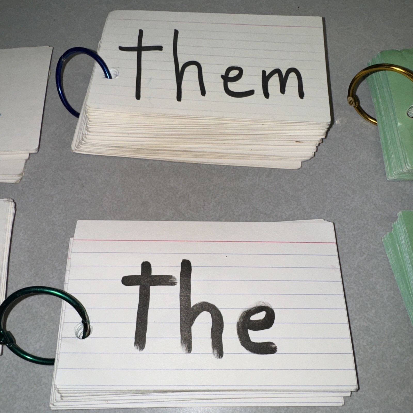 6x Sight Words Flash Cards In Rings – Reading Homeschool Retired Teacher