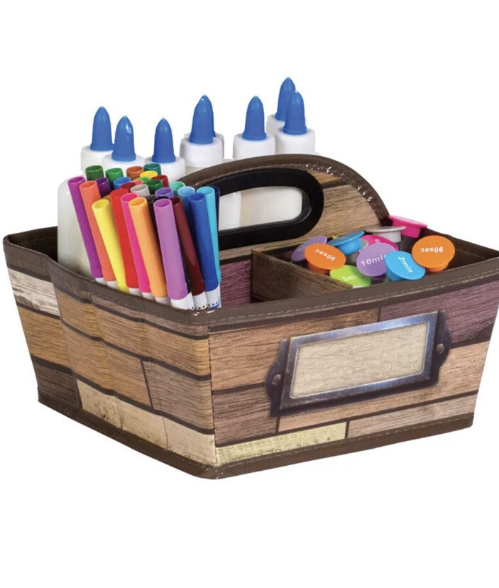 New Teacher Created Resources Reclaimed Wood Design Storage Caddy Classroom