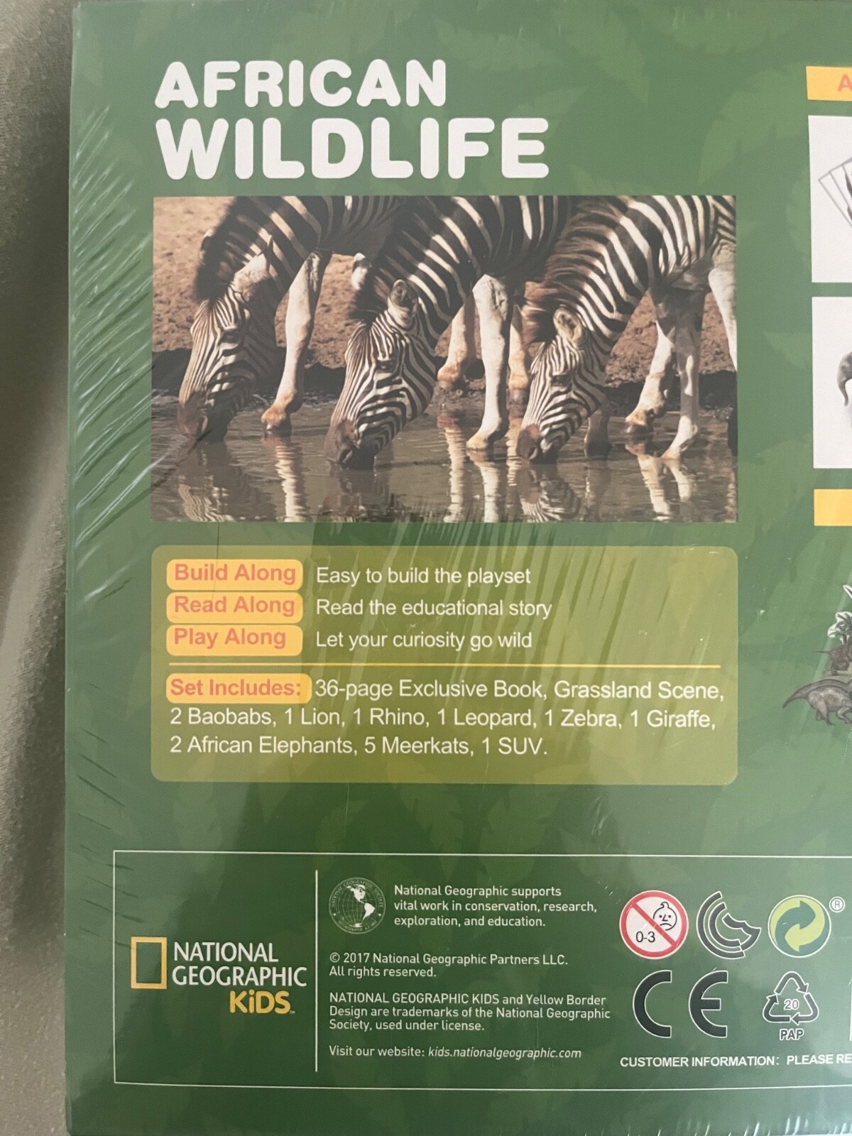 national geographic kids african wildlife 3D puzzel
