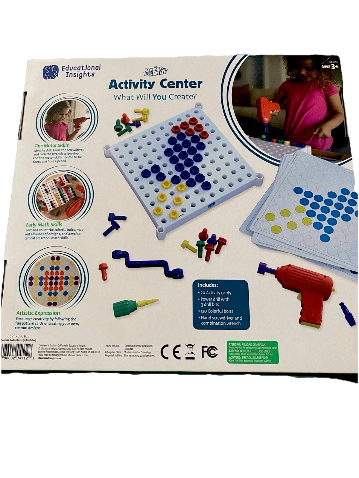 Activity Center Educational Insights Design /Drill Sealed New