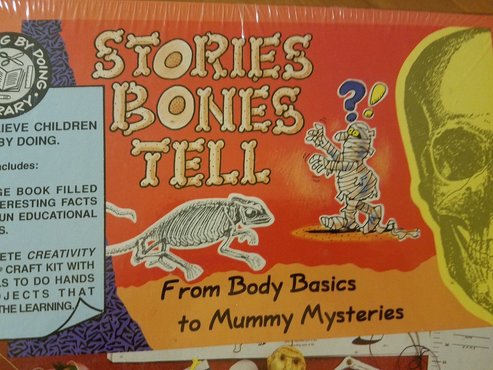 CREATIVITY FOR KIDS – STORIES BONES TELL – NIB BODY BASICS TO MUMMY MYSTERIES