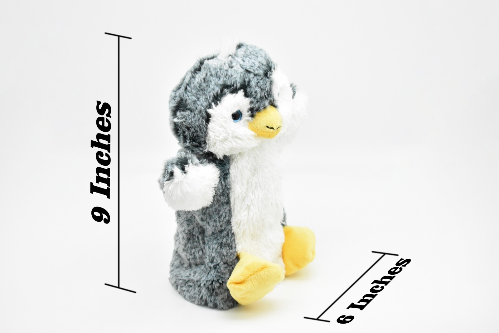 Penguin Puppet Realistic Plush Animal Stuffed Animal Soft Toy Figure 9″ CWG293