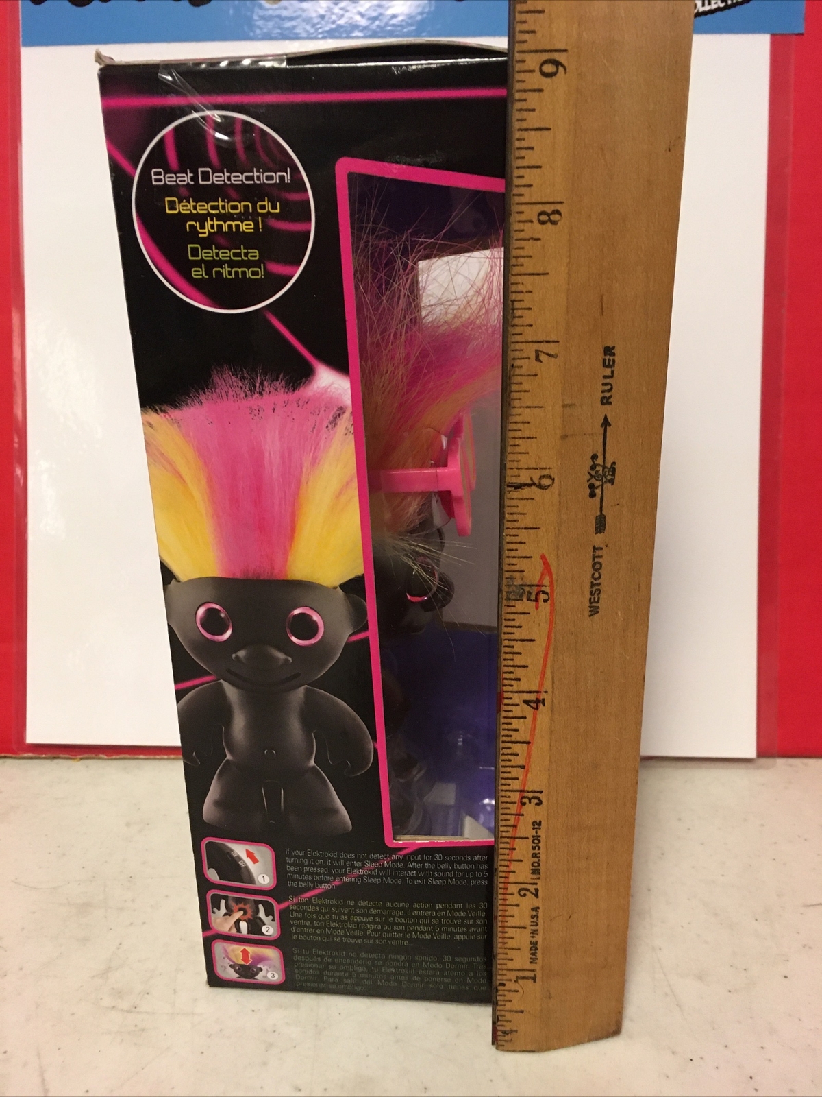 Electro Kidz Hair Dancing Neon Troll Toy Black Pink WowWee 2013 NEW