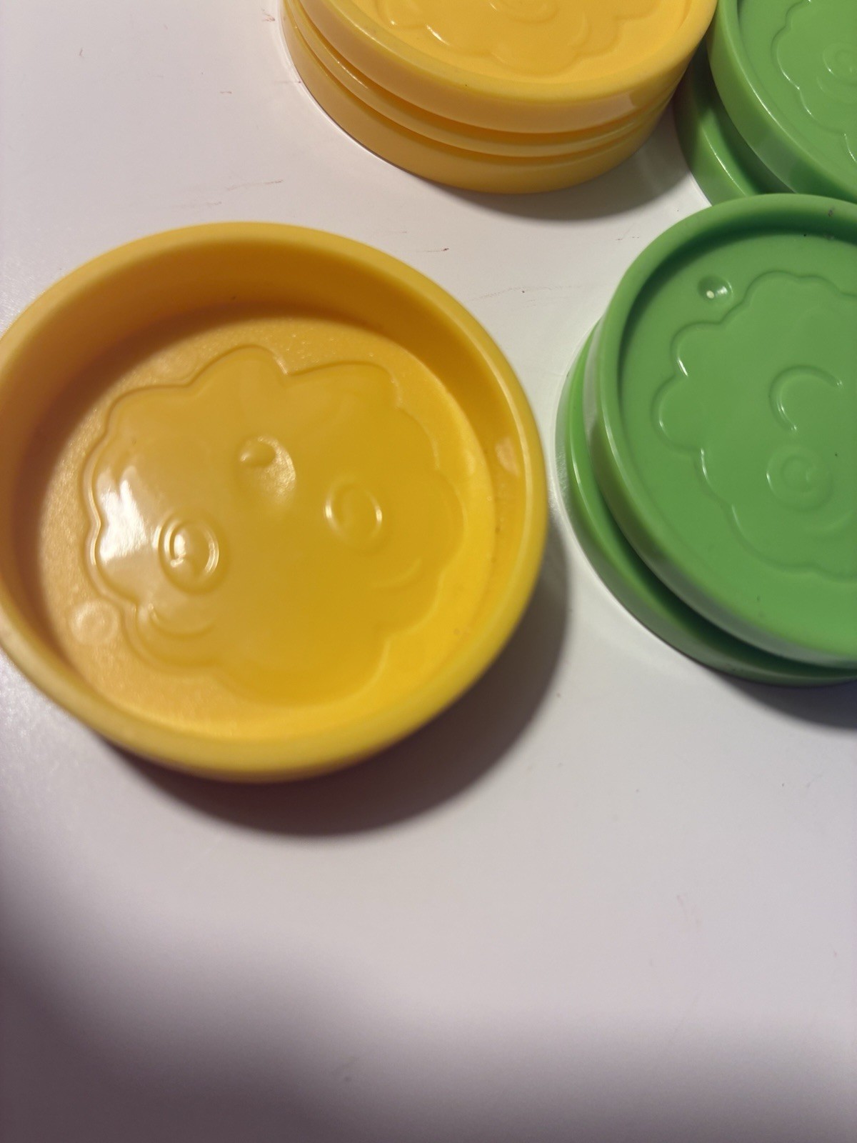 Leap Frog Pick Up Count Vacuum Replacement 8 Dust Pieces Parts Coins Colorful