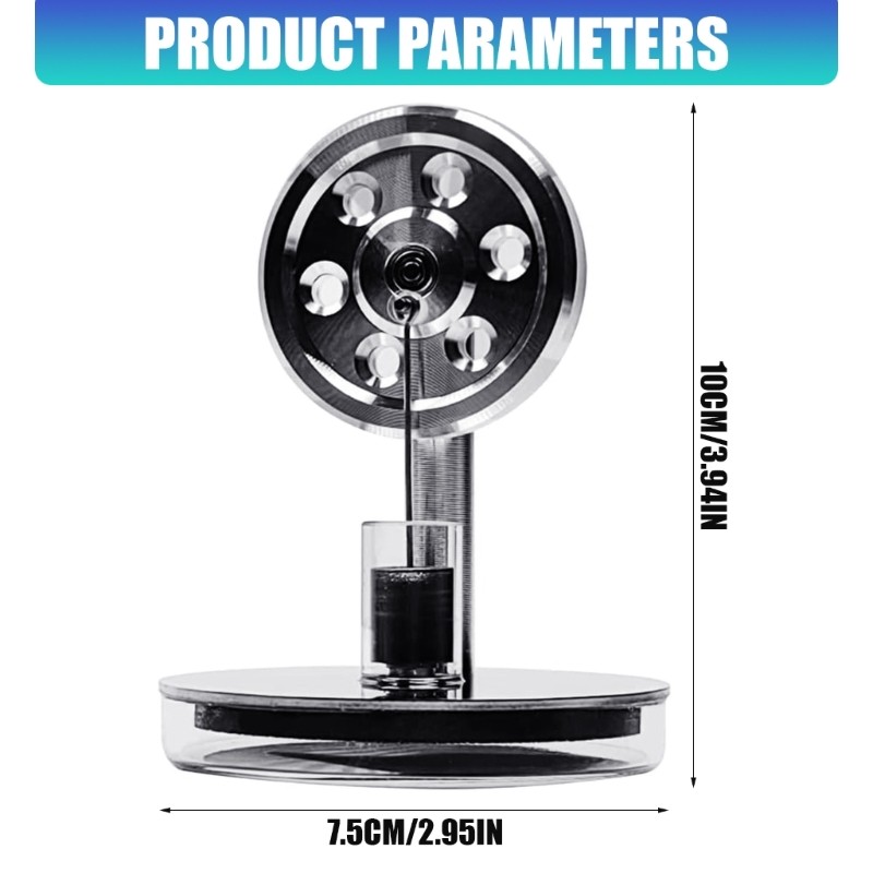 High Quality Metal Stirling Engine Model For Physics And Mechanical Study