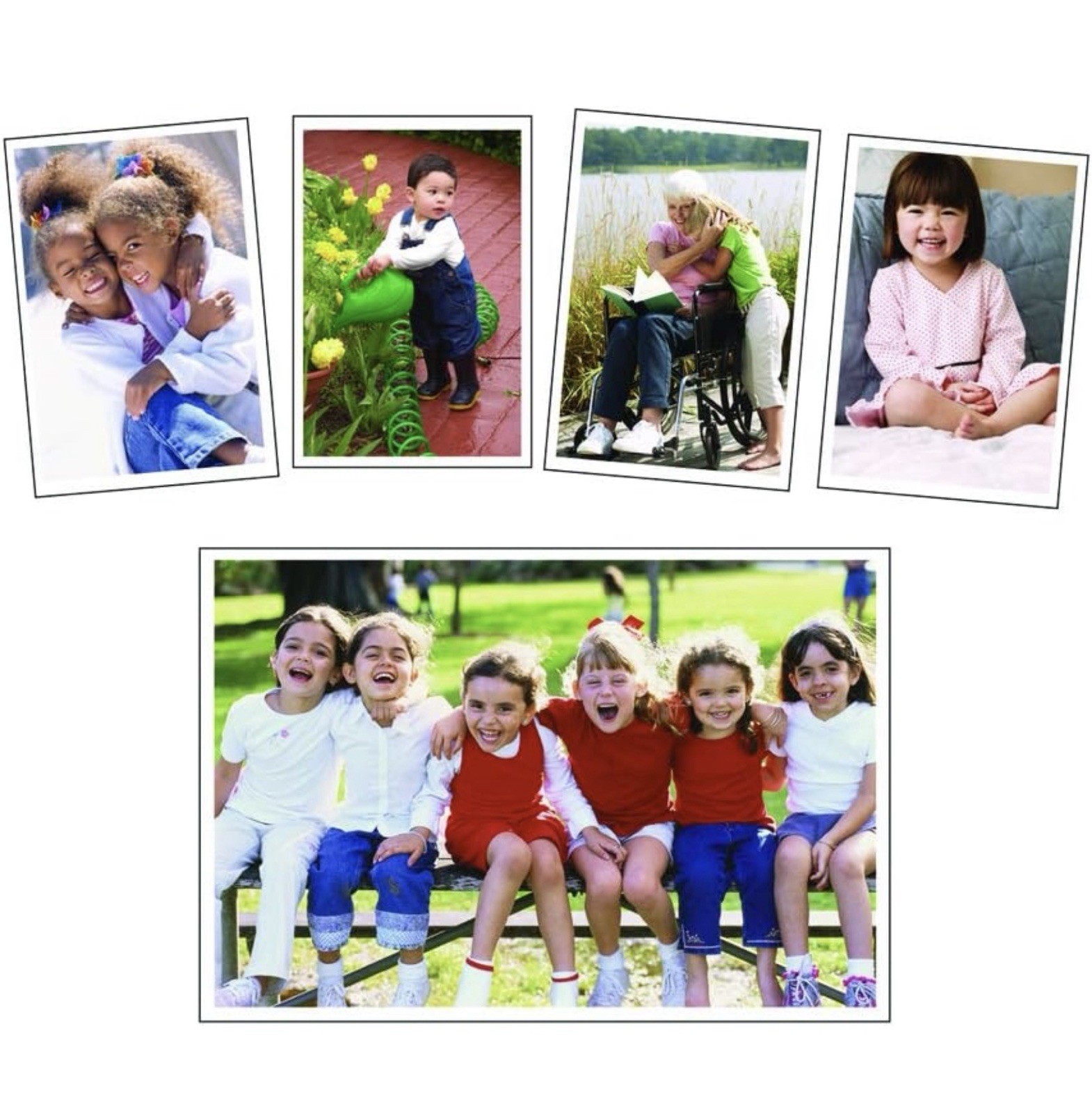 Real Photograph Emotions and Moods Posters, 16×12 inches, Pack of 25, Social …