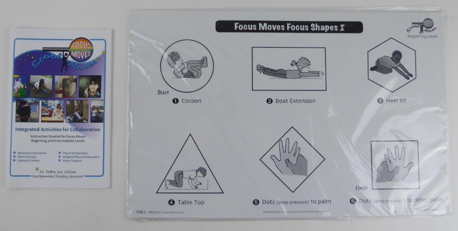 School Moves Focus Moves Beginner Poster Picture Cards & Booklet S’cool New