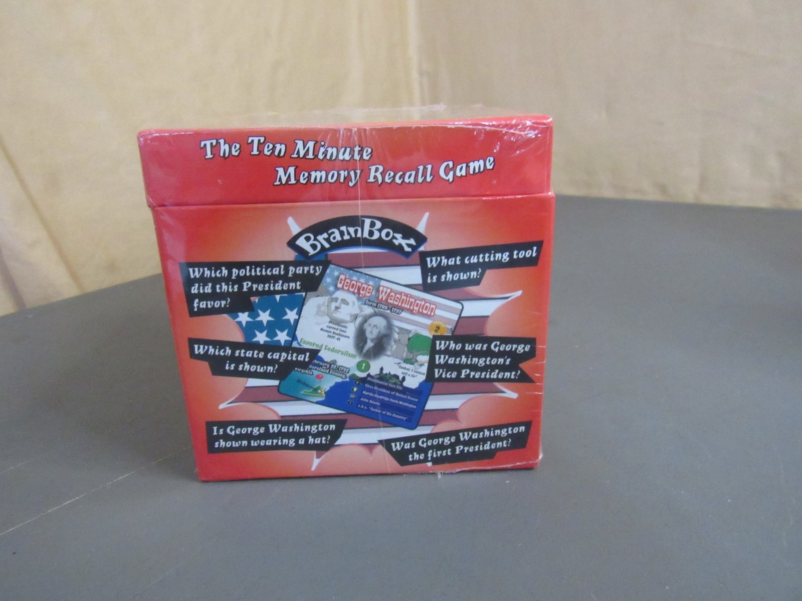 NEW MindWare BrainBox – U.S. Presidents Brain Challenge Game – ages 8+
