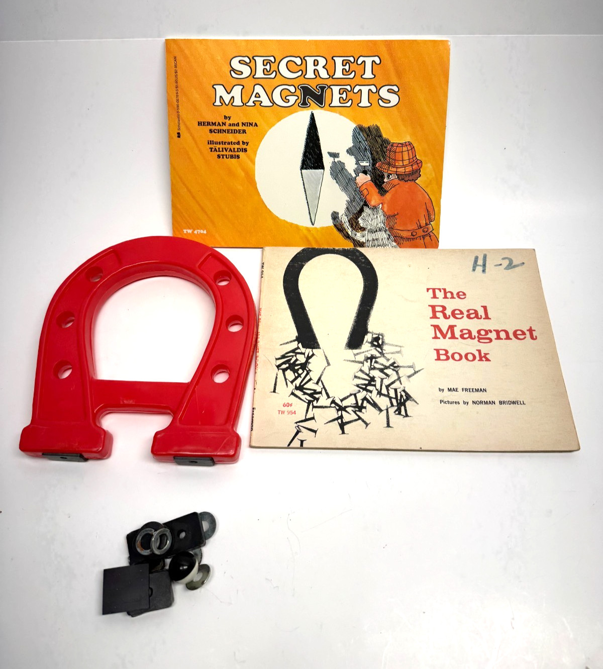 Vintage Secret Magnets by Herman and Nina Schneider With Magnet Book Manual