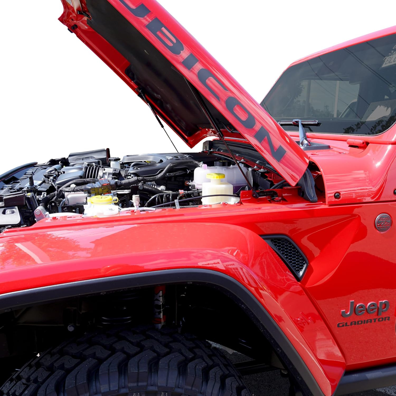 Hood Quicklift Plus for Jeep Wrangler JL & Gladiator JT – All Black Components