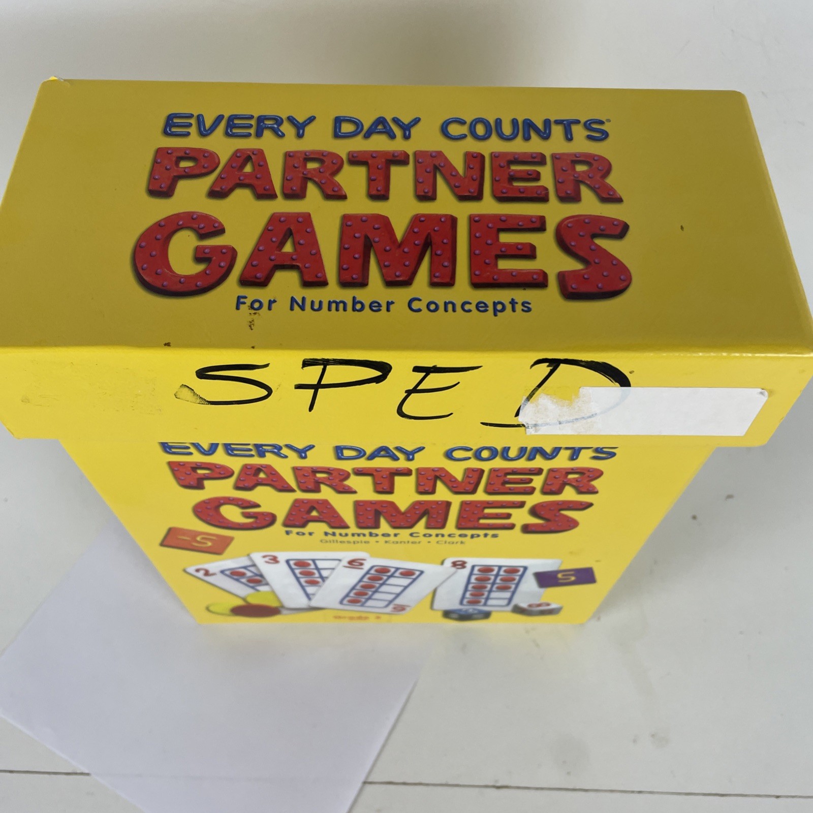 Number Concepts Fractions Grade 3 Partner Games Teacher Edition Every Day Counts