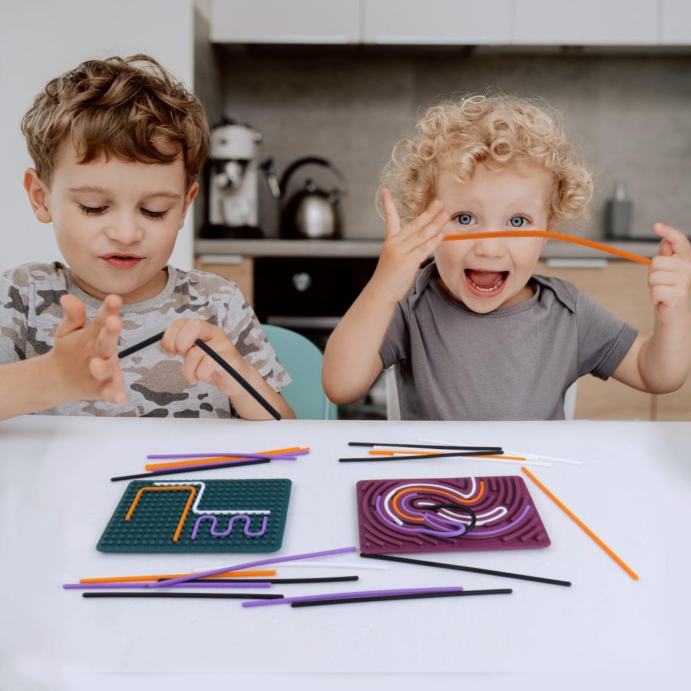 Children Stress Relief Sensory Toy Silicone Sensory Stress Relief Activity Board