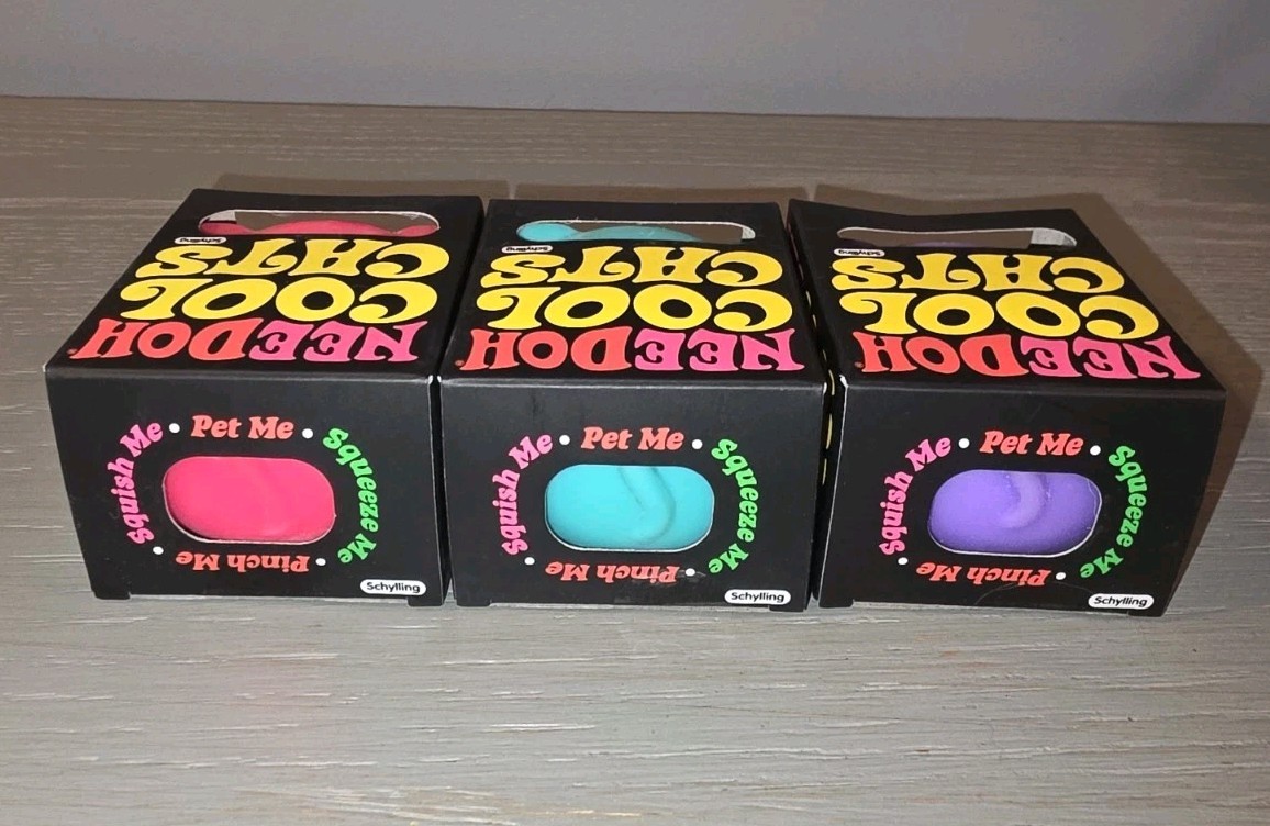NeeDoh Cool Cats Stress Ball Pick Your Color