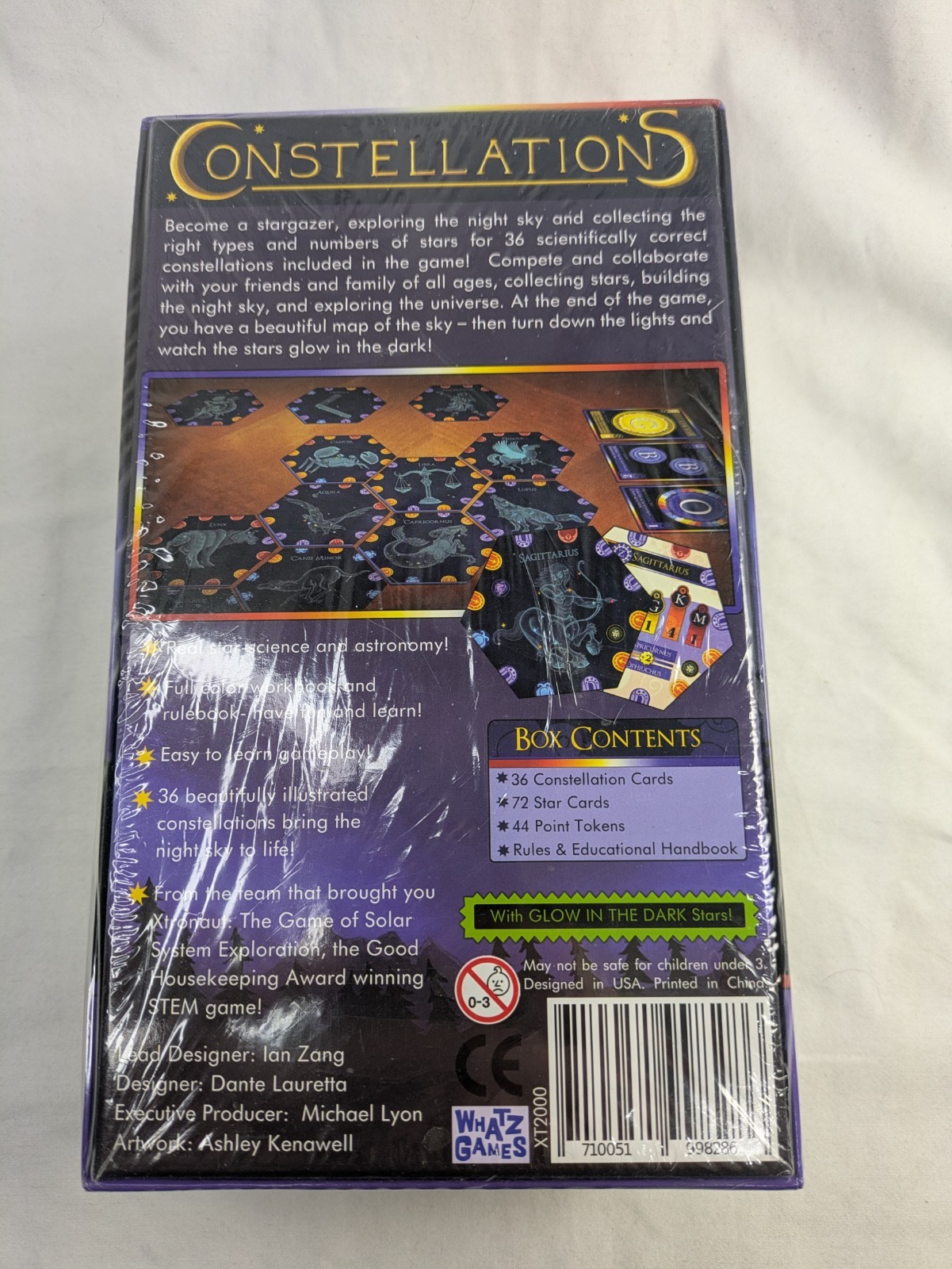 Constellations An Xtronaut Game The Game of Stargazing and the Night Sky SEALED
