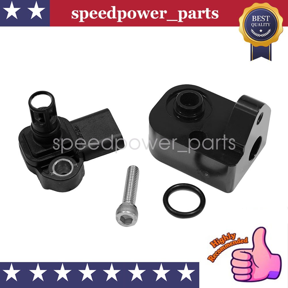 For Chevrolet Intake Air Pressure & Temperature Sensor with Black Spacer Kit