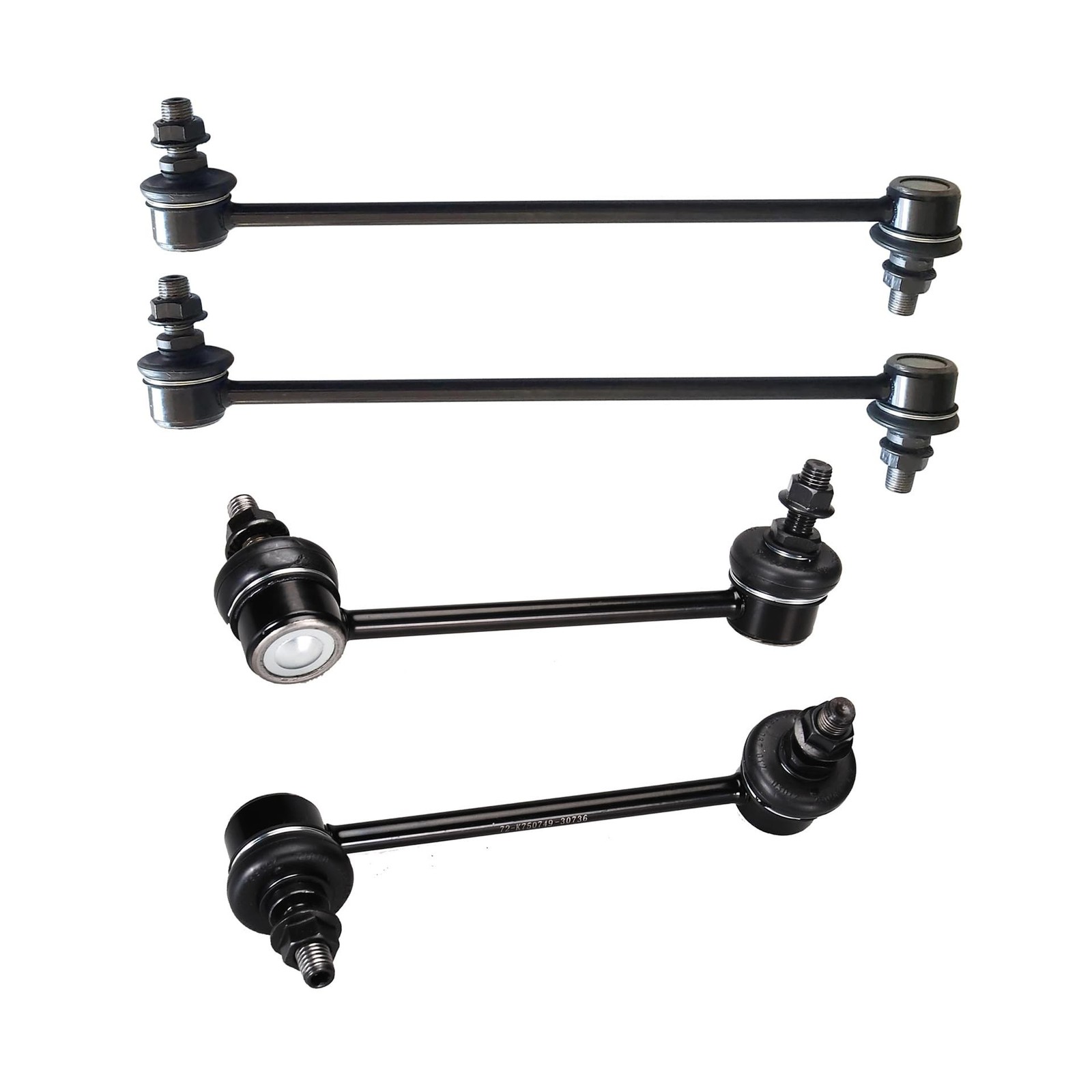 4pc Front Rear Sway Bar Link Kit K750124 K750749 K750750 for Pilot 2009…