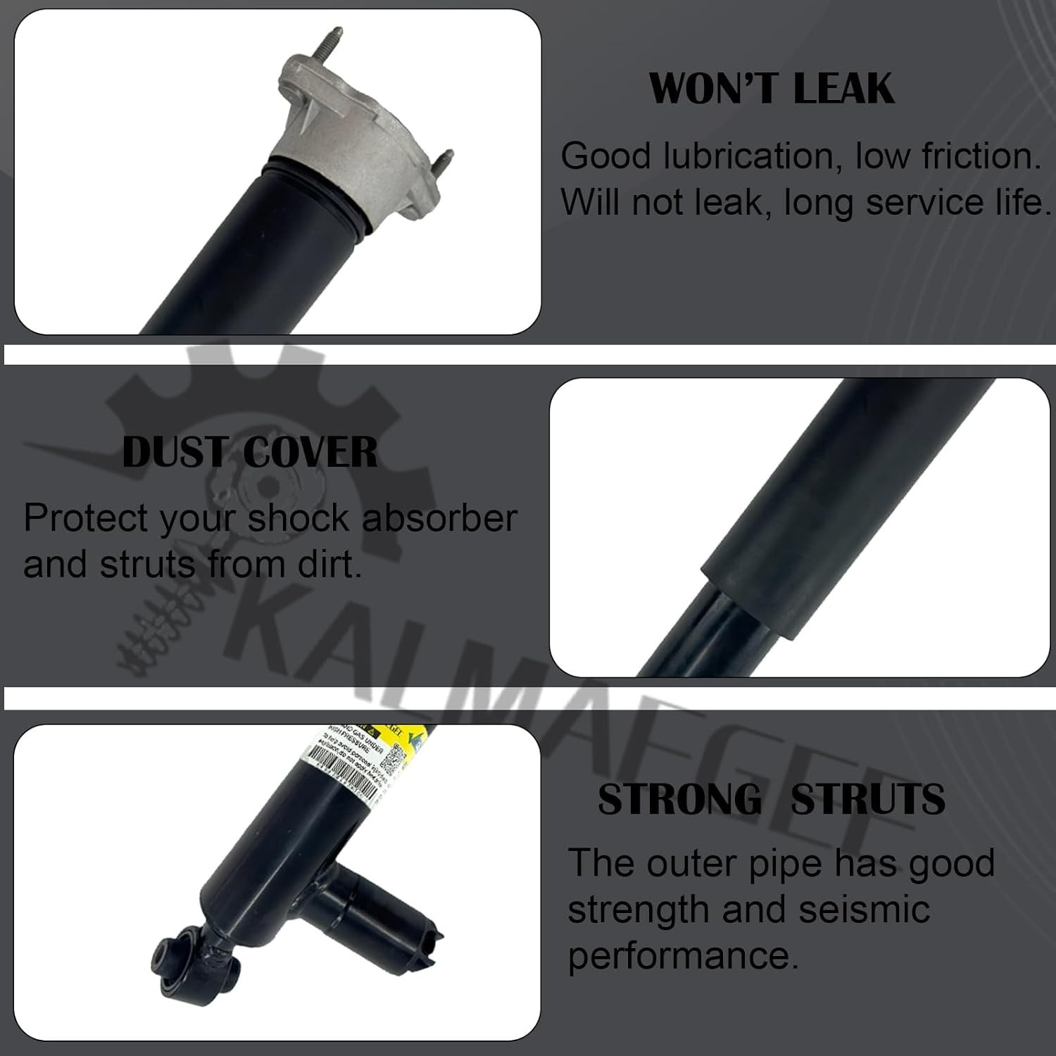 Rear Shock Absorber Assembly W/Sensor Compatible With Mercedes E-Class W212 X…