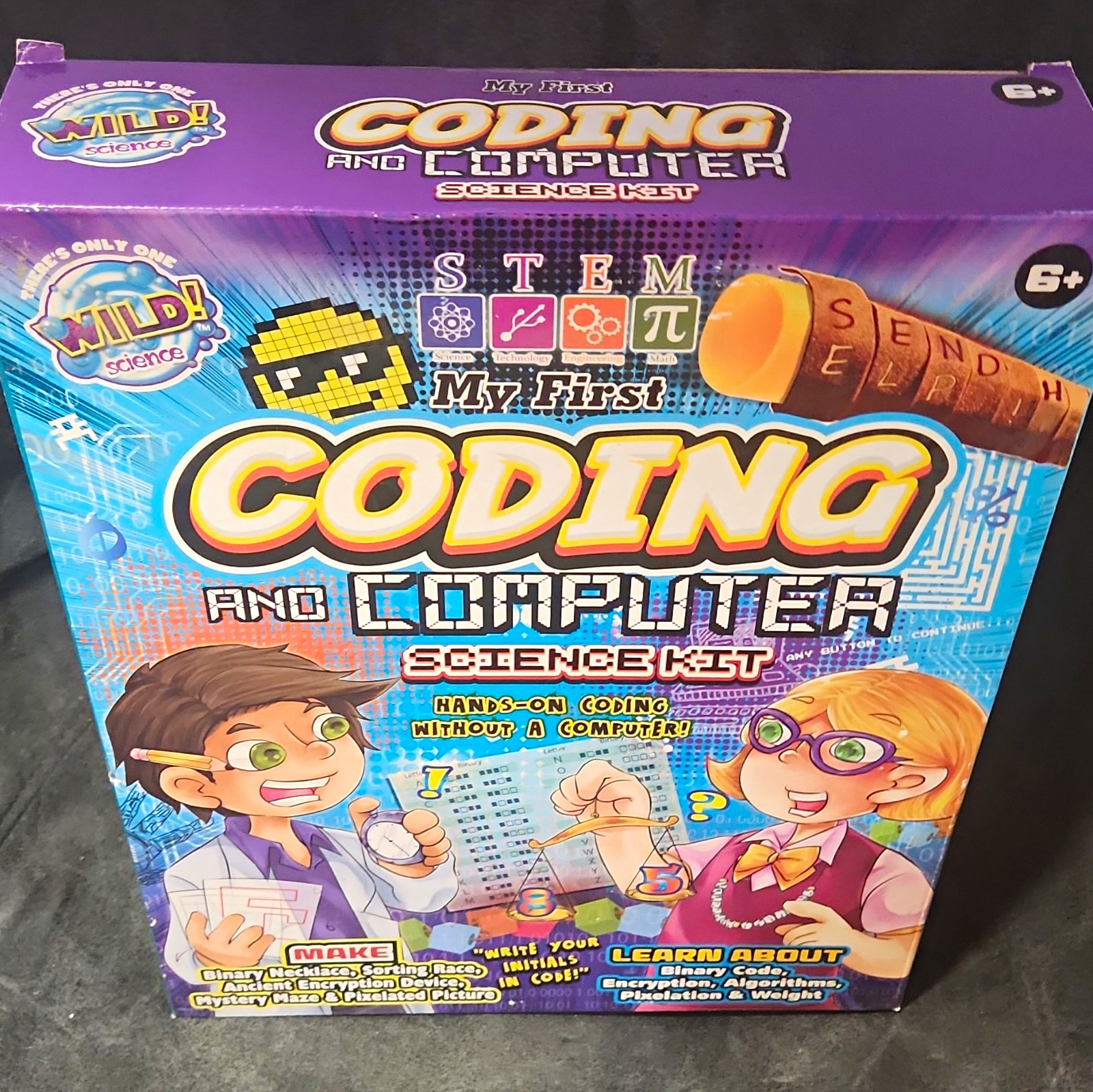 WILD! Science My First Coding & Computer Science STEM Kit, Ages 6+, Multicolor