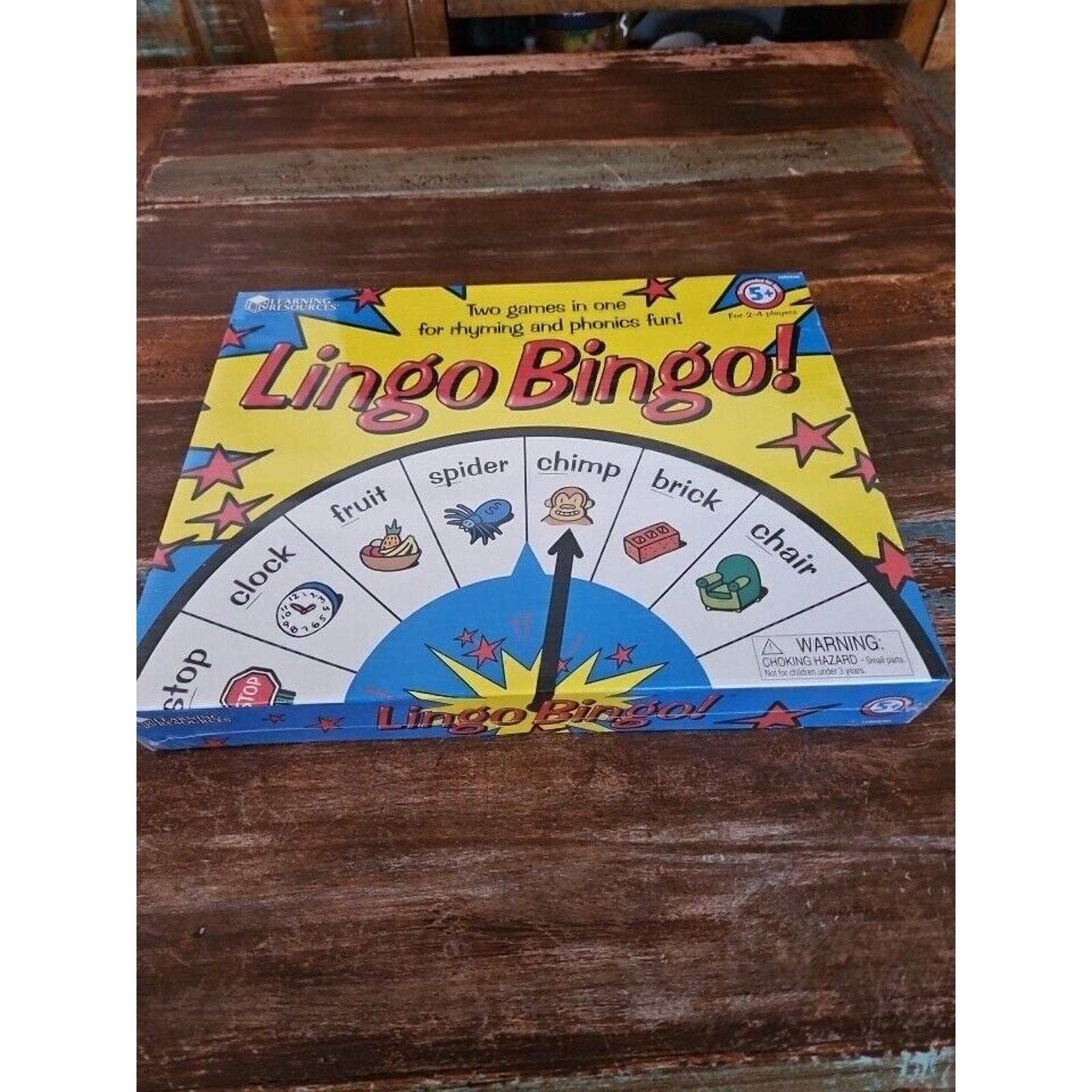 Lingo Bingo Language Board Game Two Games For Rhyming & Phonics