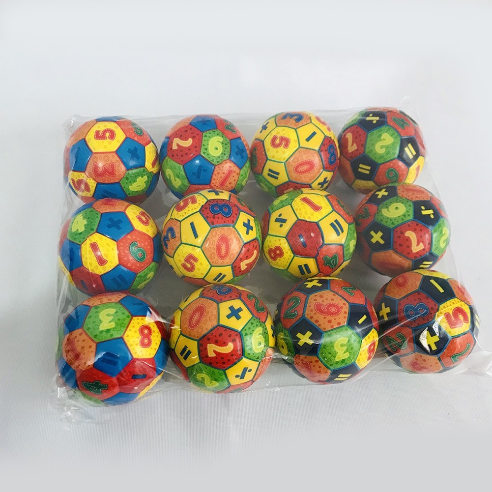 Solid Number Football Sports Ball Soft and Safe for Indoor/Outdoor Playing