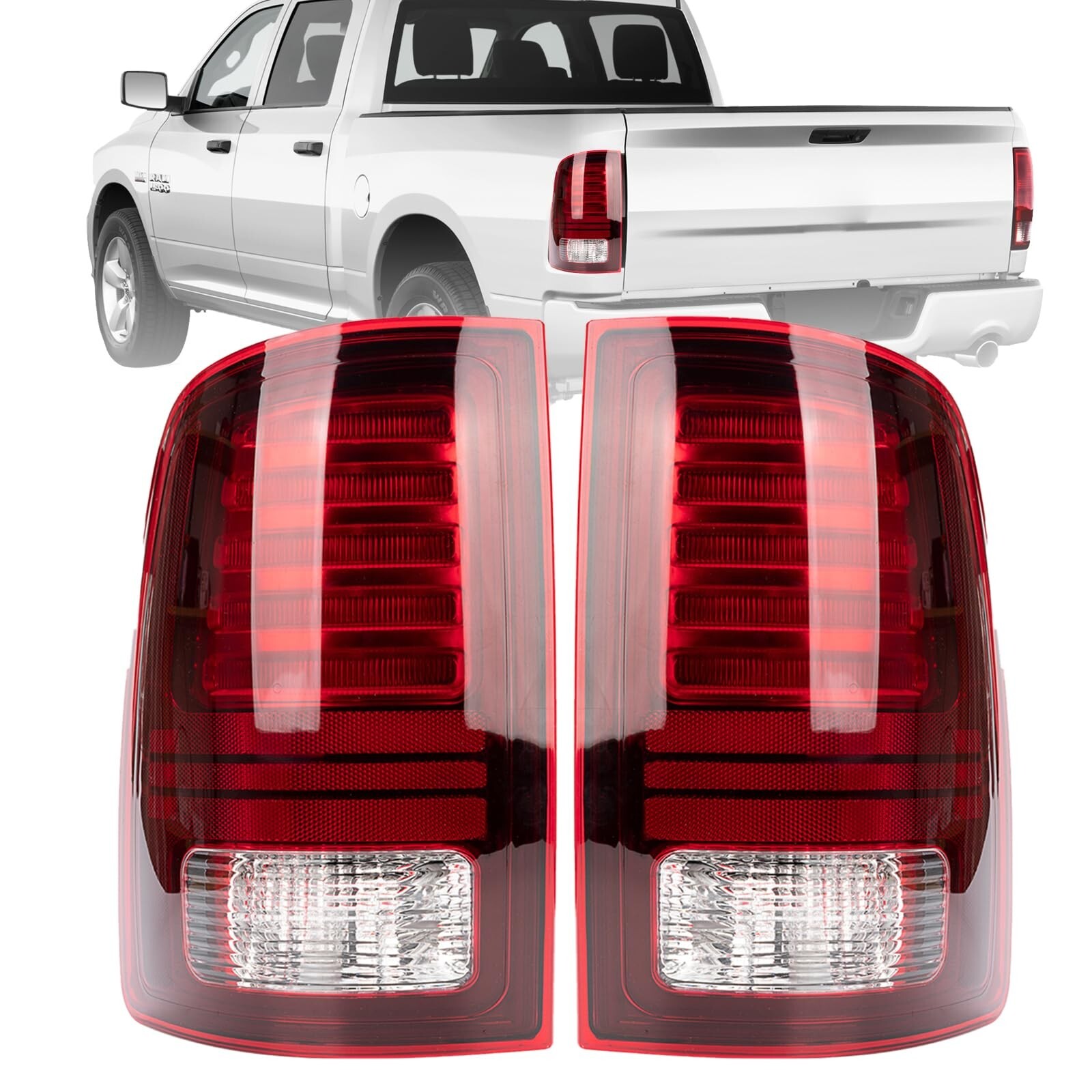 Tail Light Compatible With 2013-2018 Dodge Ram 1500 2500/2014-2018 Dodge Ram …