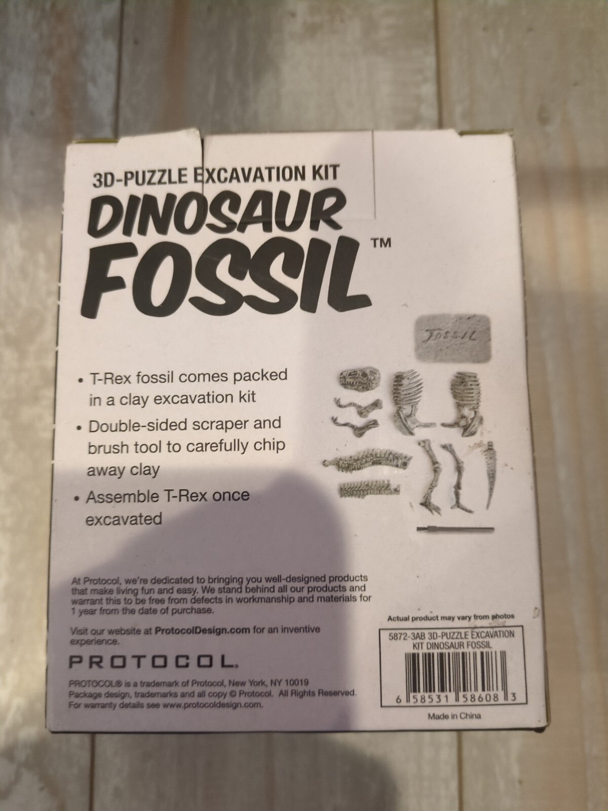 Dinosaur Fossil 3D-Puzzle Excavation Kit With Bonus Surprise Gift New In Box