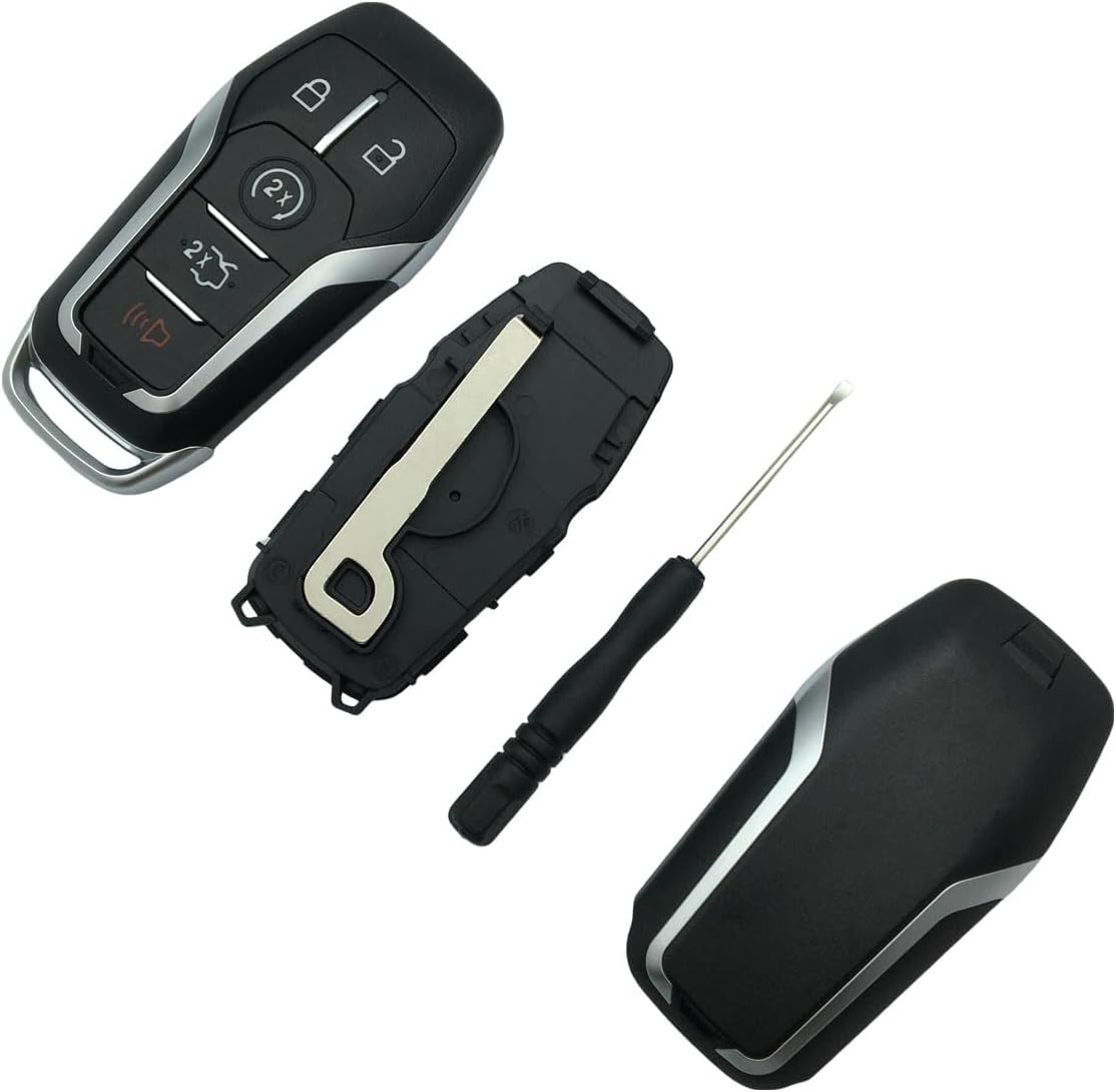 Replacement Keyless Entry Remote Control Key Fob Shell Case Fits for Ford Mustan