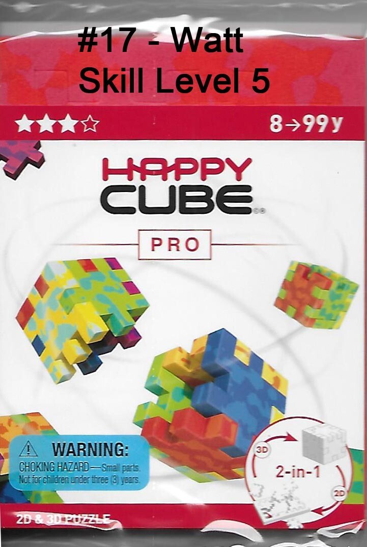 Happy Cube Puzzle Brain Teaser Cube Puzzle 3D Foam Puzzle – 6 styles available