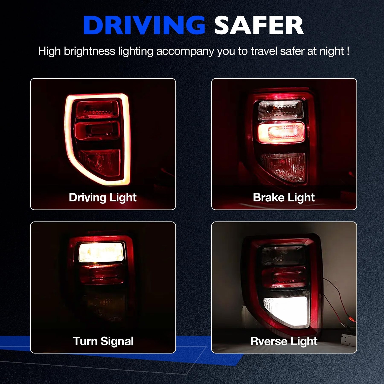 Tail Lights Compatible with 2021 2022 2023 Ford Bronco Sport – Taillights Ass…
