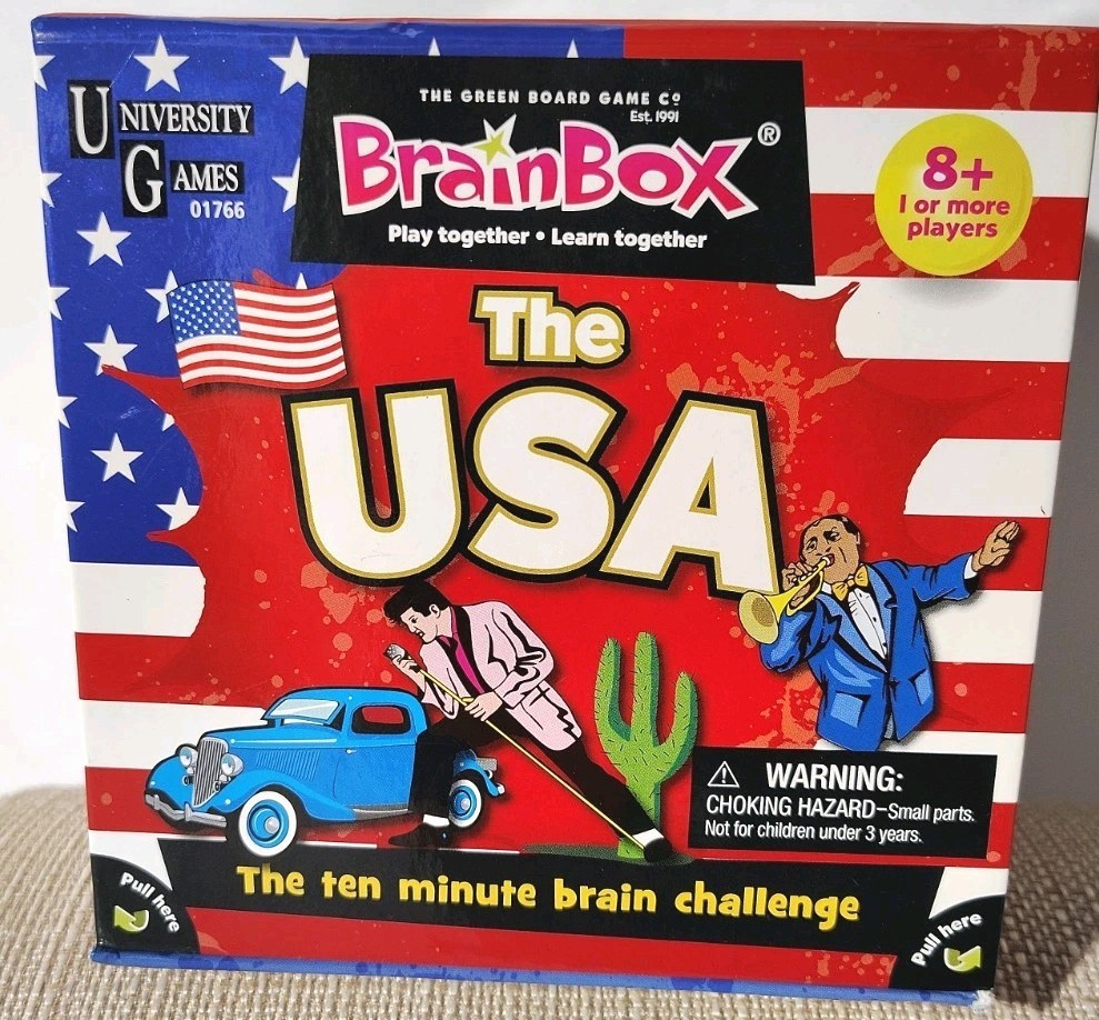 BRAIN BOX The USA The Ten Minute Brain Challenge