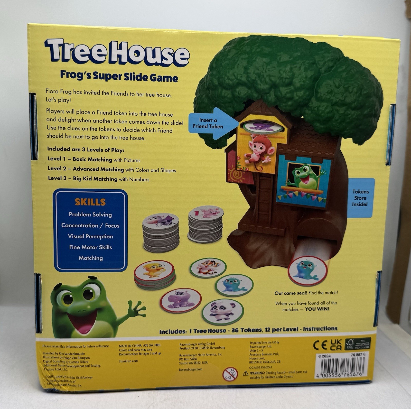 ThinkFun Friends Tree House Board Game: Educational Focus, Memory & Fine…NEW