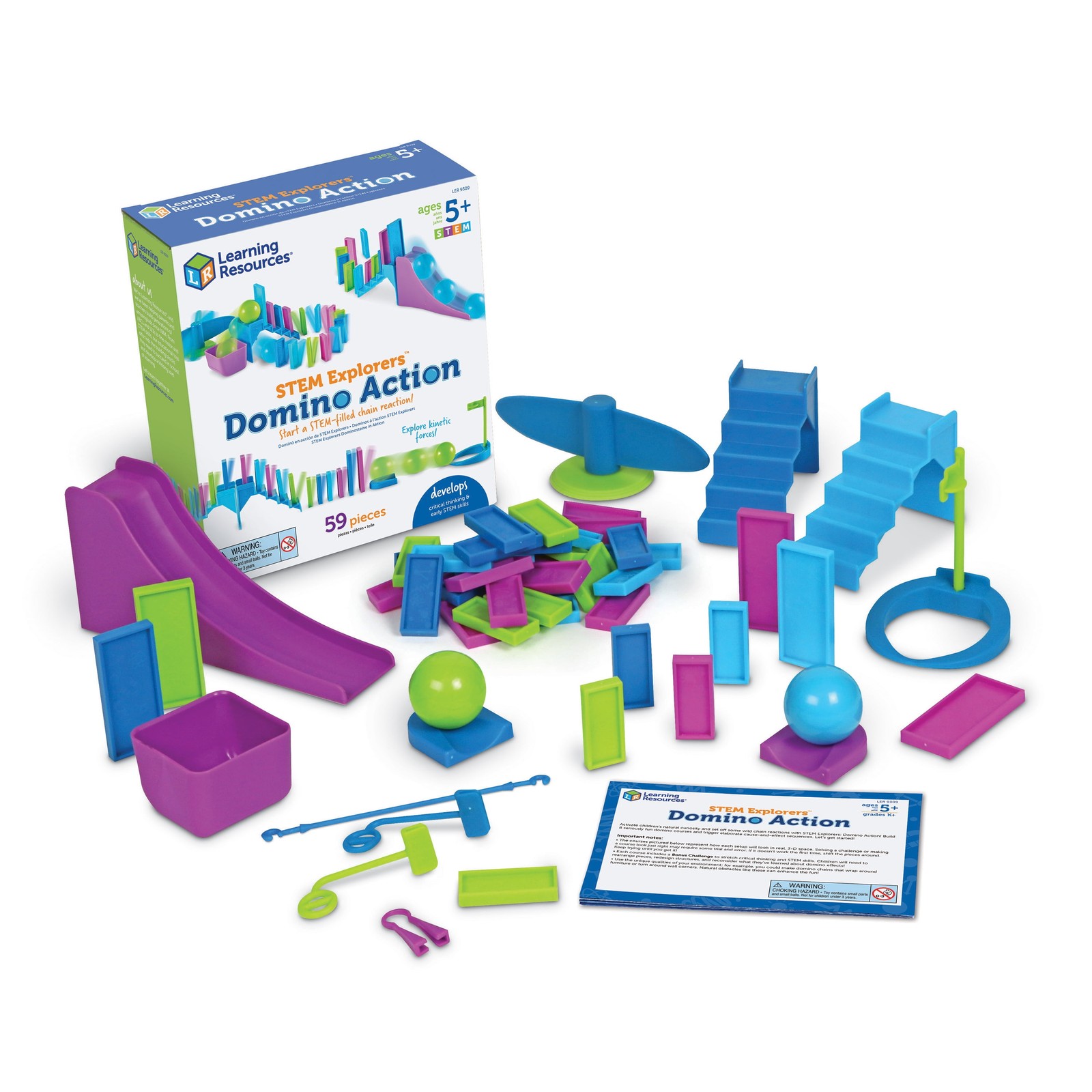 Age 5+ STEM Explorers Domino Action Toys, 8.1 X 2.9 X 8.6”