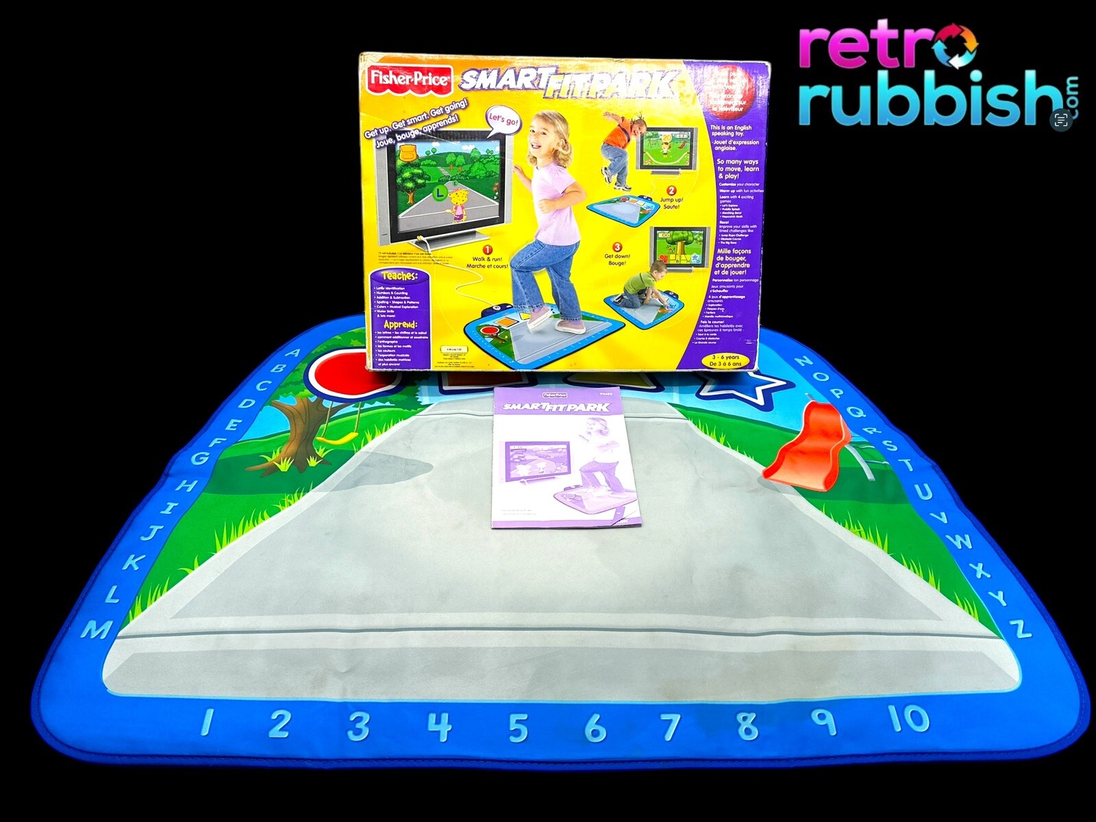 Fisher Price Smart Fit Park Kids Learning Interactive Activity Video Game Tested