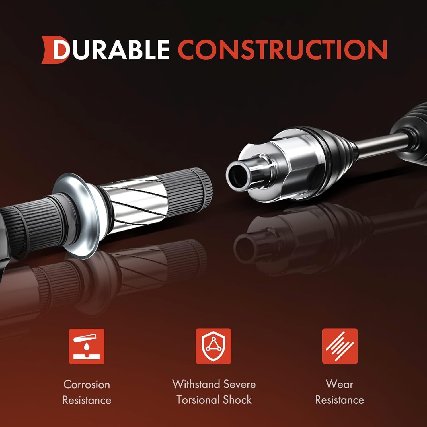 A-Premium CV Intermediate Shaft Compatible with Hyundai Santa Fe 2010 2011 20…