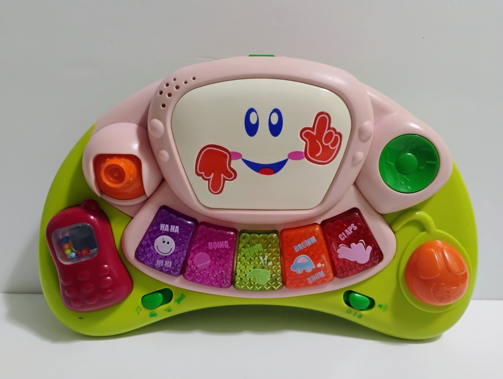 HTF Vintage Chicco Light Up Musical Computer Toy Office Desk WORKS