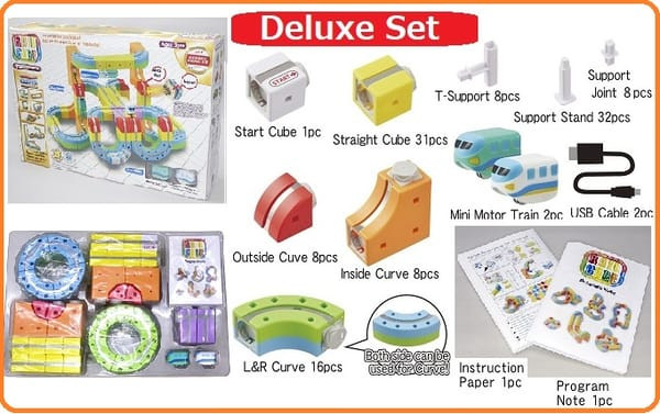 Sun Smile Rail Cube Deluxe Set Educational Construction Toy New Factory Sealed
