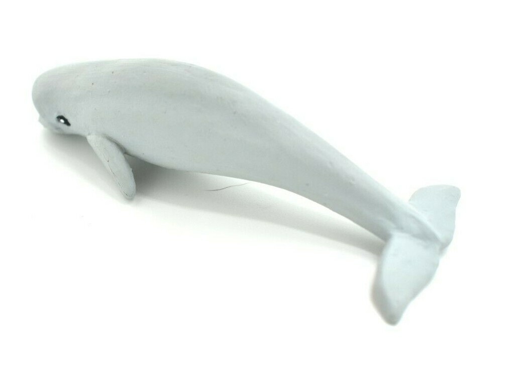 Beluga Whale Plastic Replica 3Long ~ F3903-B9