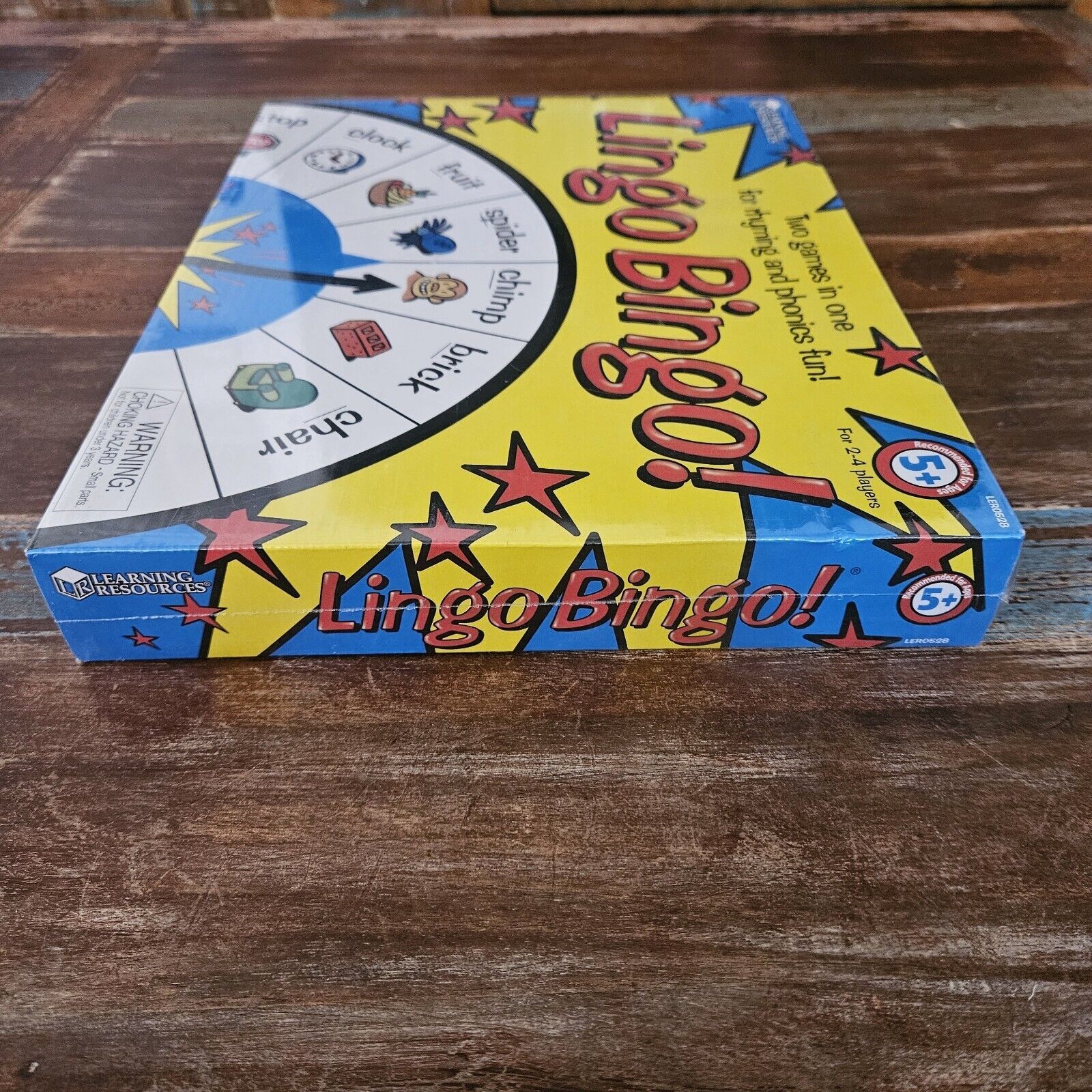 Lingo Bingo Language Board Game Two Games For Rhyming & Phonics
