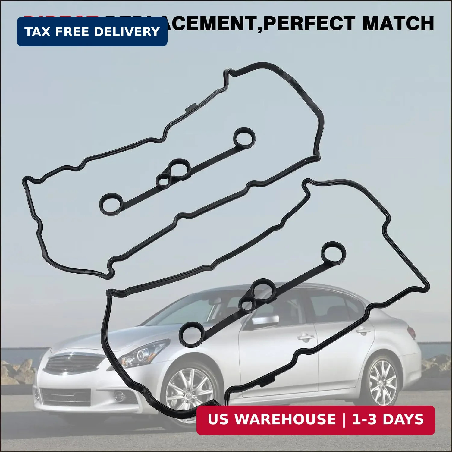 Valve Cover Gasket Set Compatible with Infiniti Nissan Vehicle EX37 FX37 G37 M37