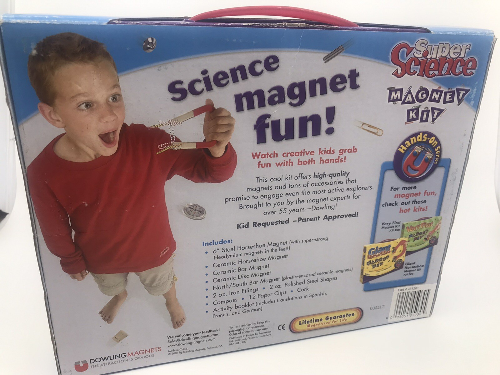 Super Science Magnet Kit Dowling Magnets New in Package 2007