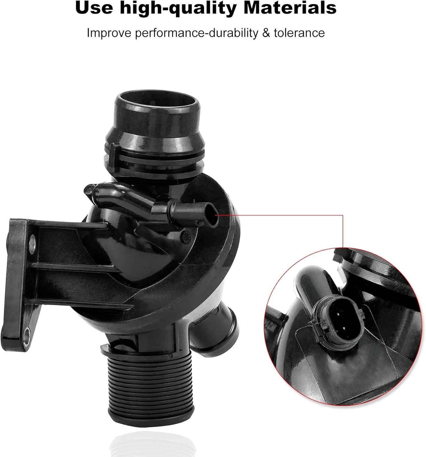 Engine Coolant Thermostat Housing Assembly with Sensors Fit for BMW E84 F10 F22