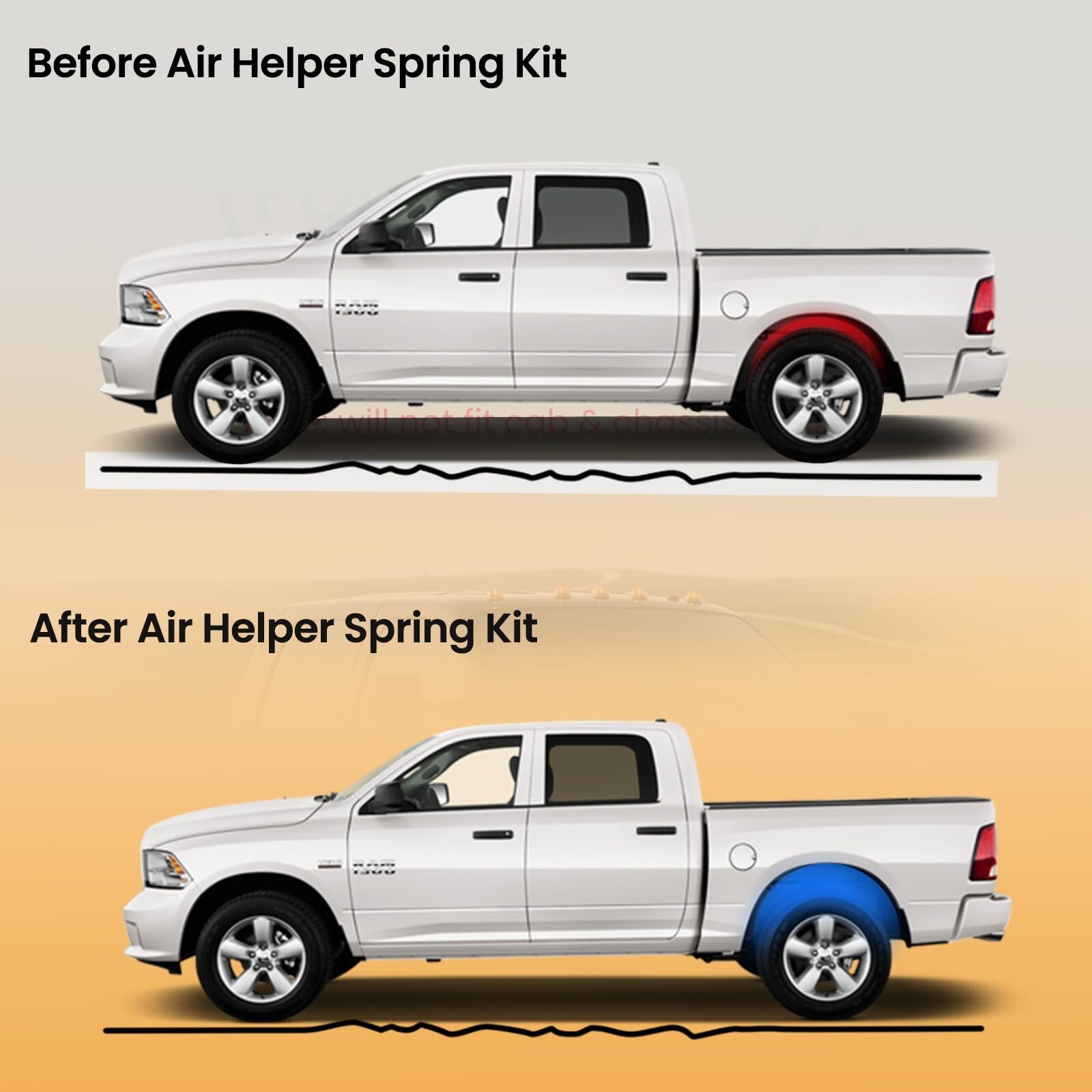 MILLISEC Air Spring Bags Suspension Kit compatible with 1999-2004 Ford F-250 …