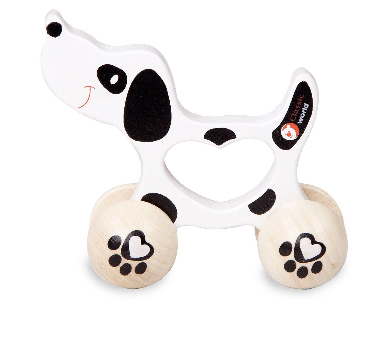 NWT Classic World DOGGY | Wooden Push Dog Baby 10 Mo +